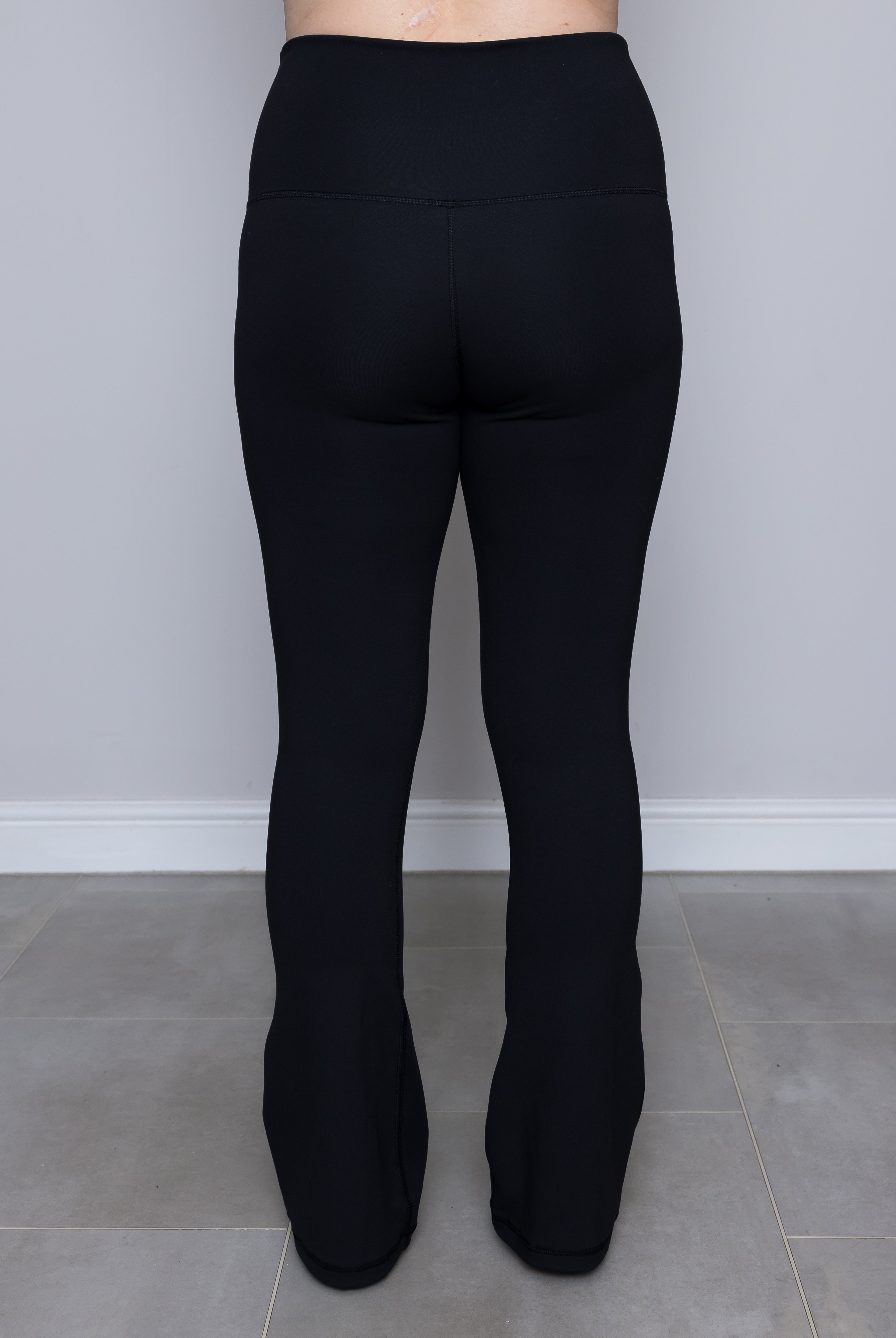 Flared Body Sculpt Black 2 Pocket Full Leggings - Love Lissie