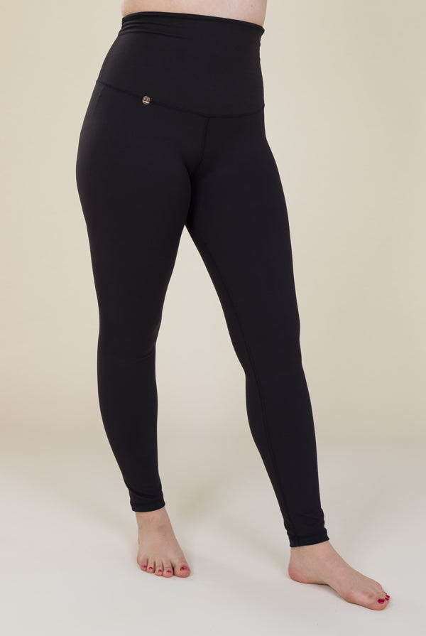 Body Sculpt Black Pocketless Full Leggings - Love Lissie