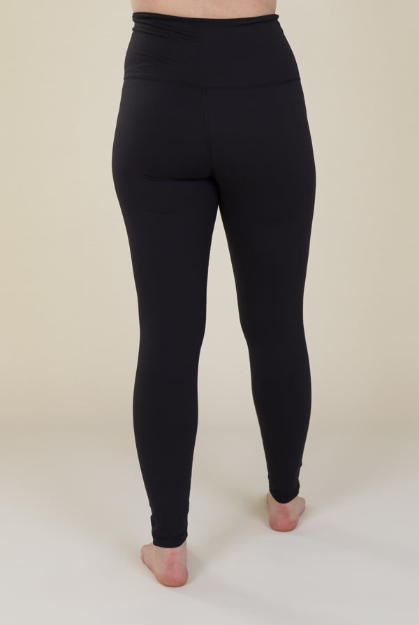Body Sculpt Black Pocketless Full Leggings - Love Lissie