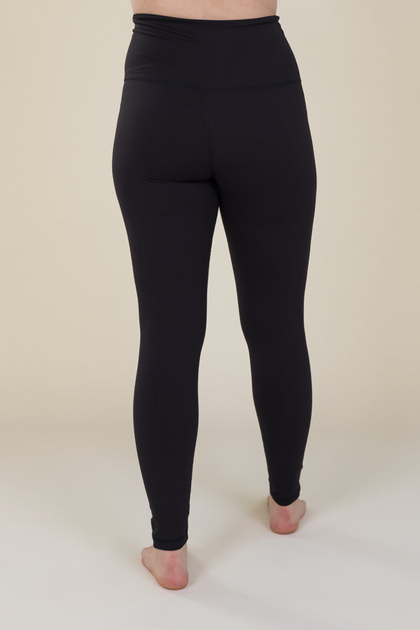 Body Sculpt Black Pocketless Full Leggings - Love Lissie