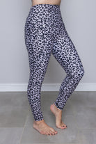 Greige Leopard 2 Pocket Full Leggings - Love Lissie