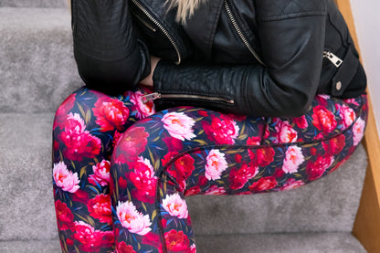 Bloom Floral Print 2 Pocket Full Leggings