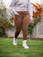 Comfort Max Chocolate 2 Pocket Full Leggings - Love Lissie