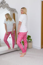 Bubble Gum Leopard Print 2 Pocket Full Leggings - Love Lissie