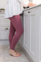 Body Sculpt Rose 2 Pocket Full Leggings - Love Lissie