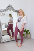 Body Sculpt Rose 2 Pocket Full Leggings - Love Lissie