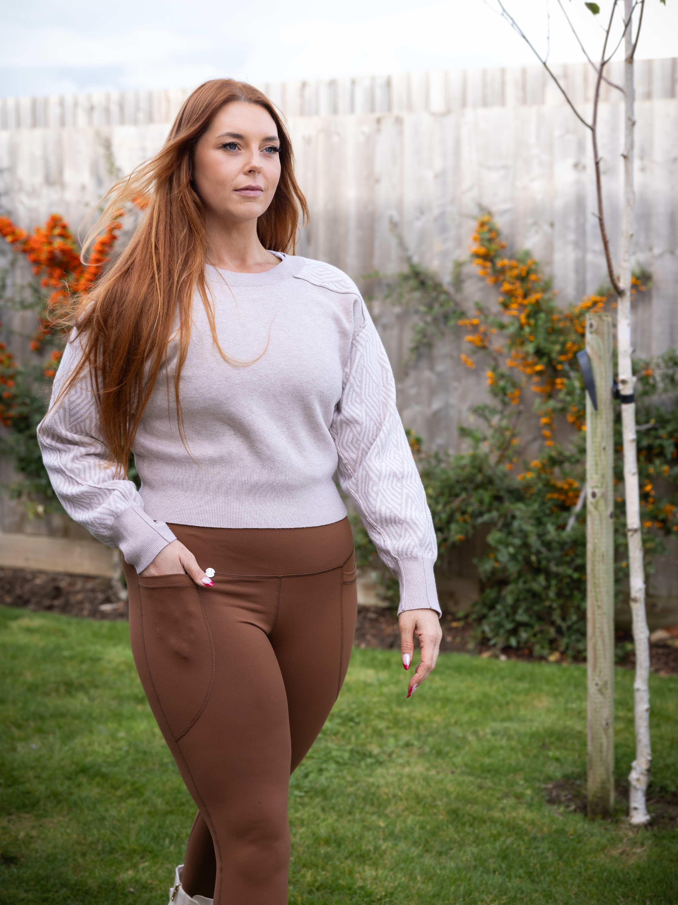 Comfort Max Chocolate 2 Pocket Full Leggings - Love Lissie