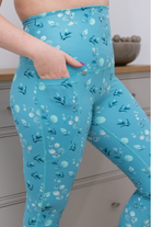 Tiffany Eucalyptus 2 Pocket Full Length Leggings - Love Lissie