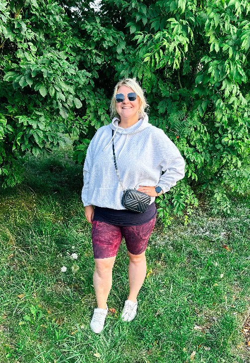 Magenta Tie-Dye Super Soft Cycling Shorts