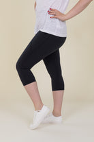 Comfort Max Black 2 Pocket Cropped Leggings - Love Lissie