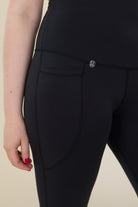 Body Sculpt Black 2 Pocket Cropped Leggings - Love Lissie