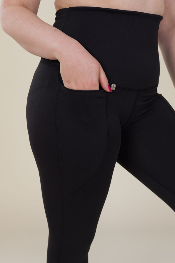 Body Sculpt Black 2 Pocket Full Leggings - Love Lissie