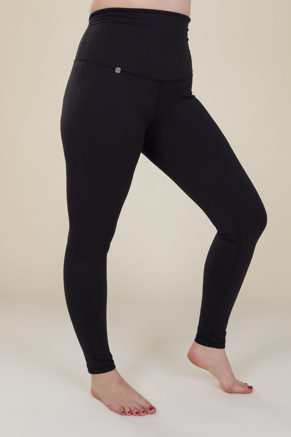 Body Sculpt Black Pocketless Full Leggings