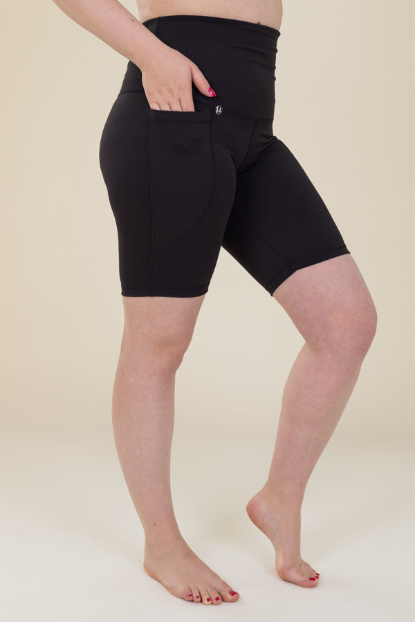 Body Sculpt Black 2 Pocket Cycling Leggings - Love Lissie