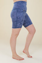 Cobalt Blue Tie-Dye Super Soft Cycling Shorts - Love Lissie