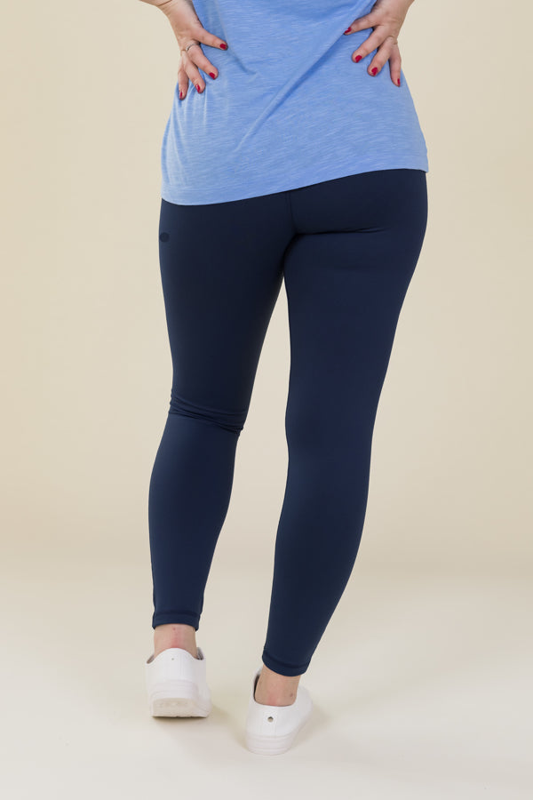 Comfort Max Navy 2 Pocket Full Leggings