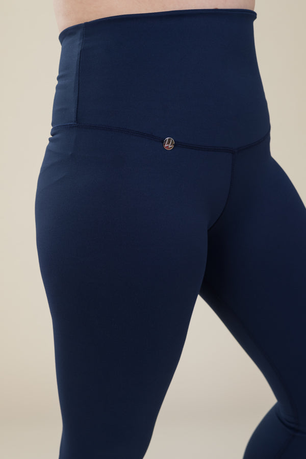 Comfort Max Navy Pocketless Full Leggings - Love Lissie