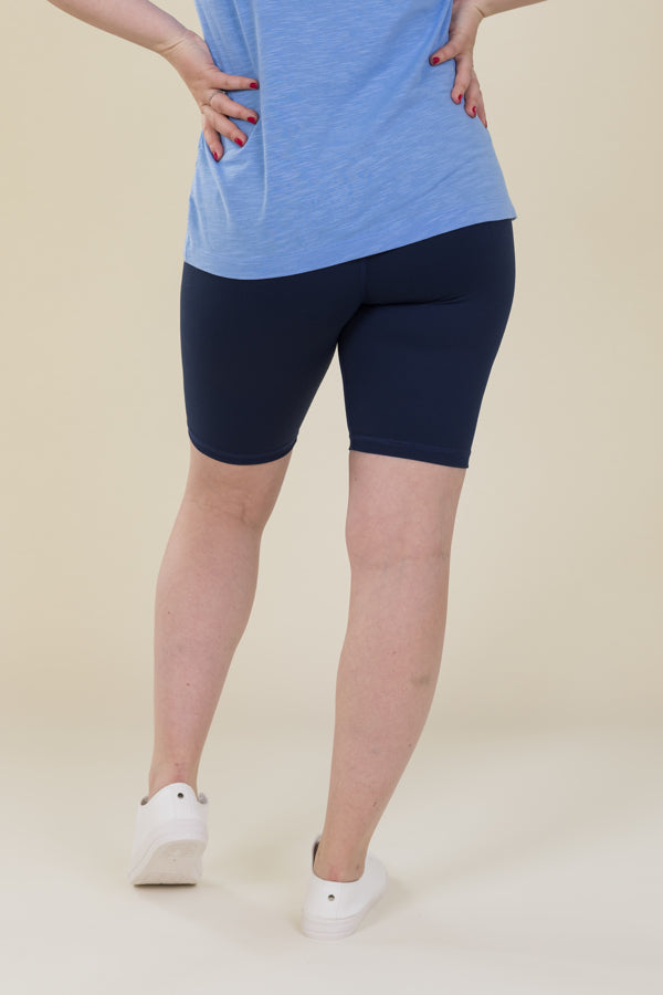 Comfort Max Navy 2 Pocket Cycling Leggings - Love Lissie