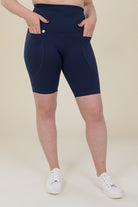 Comfort Max Navy 2 Pocket Cycling Leggings - Love Lissie