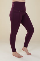 Comfort Max Plum 2 Pocket Full Leggings - Love Lissie