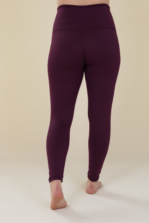 Comfort Max Plum 2 Pocket Full Leggings - Love Lissie