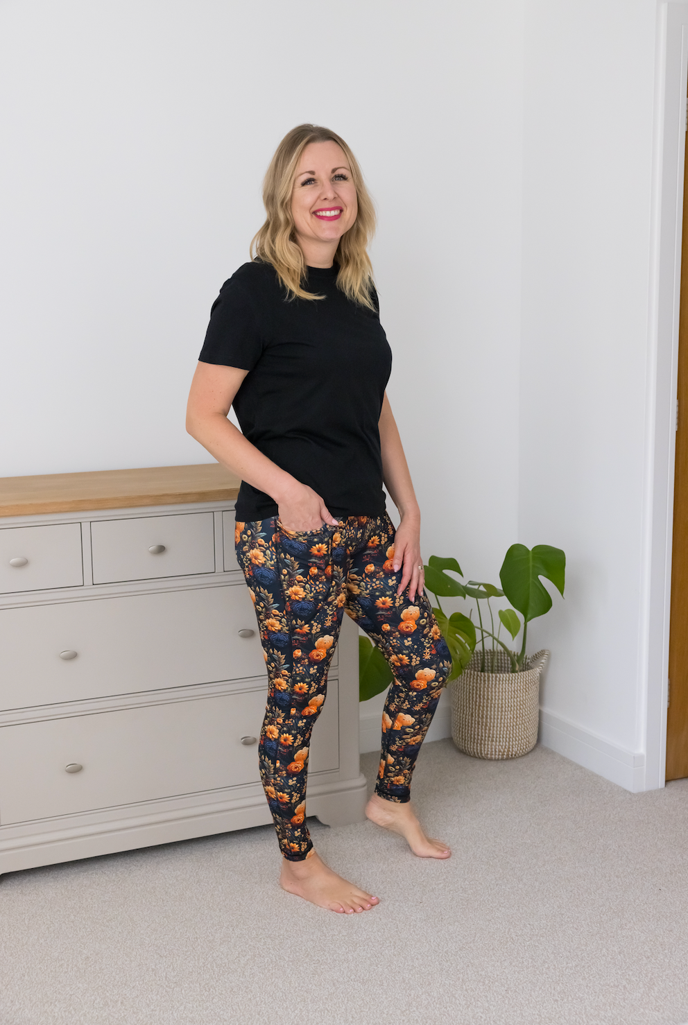 Midnight Autumn 2 Pocket Full Leggings