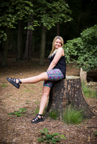 Rainbow Leopard 2 Pocket Cycling Shorts - Love Lissie