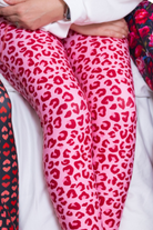 Bubble Gum Leopard Print 2 Pocket Full Leggings - Love Lissie